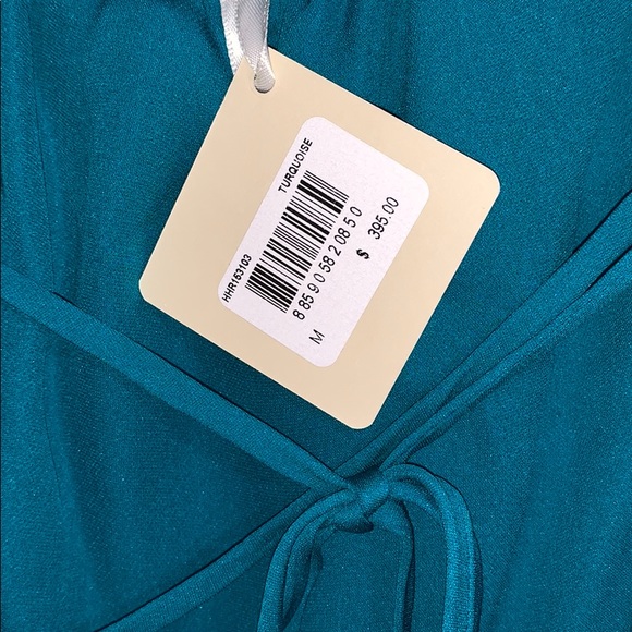NWT Haute Hippie Turquoise dress - Picture 4 of 5